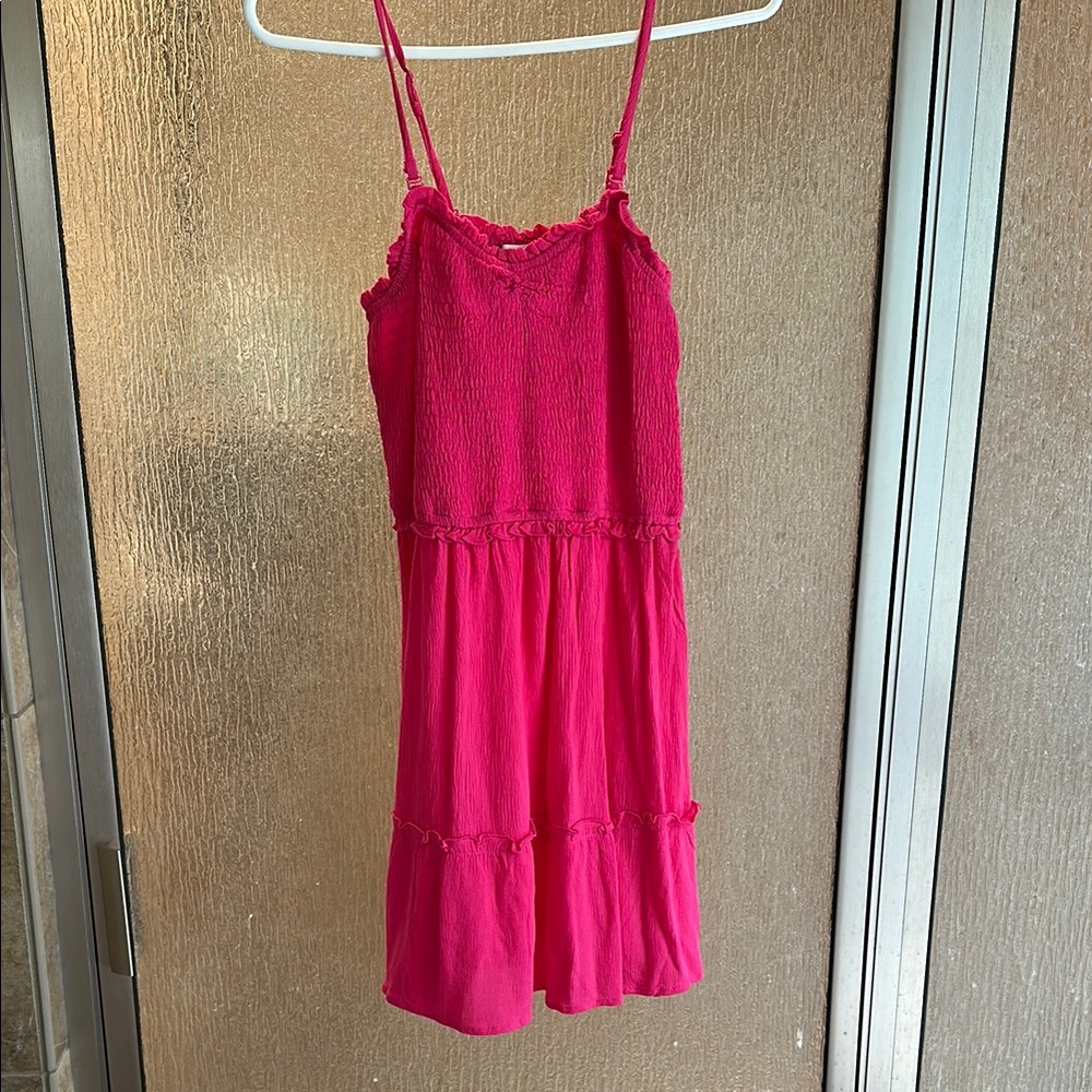 Rue21 Vibrant Pink Ruffled Top